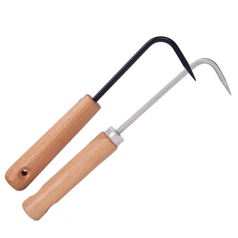 High quality Weeder remover & Cultivator Garden Hand Tool Stainless Steel Garden Weeding Tool Single-Claw Root Hook