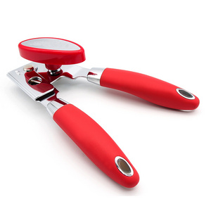 High quality Manual Can Opener Professional Heavy Duty Stainless Steel Good Soft Grips Handle Safety Smooth Edge