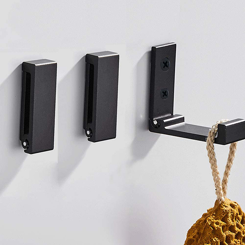 Folding Coat Hooks Wall Hooks for Hanging Aluminum Alloy Towel Hooks Coat Hanger Headphones Holder Headset Wall hanger