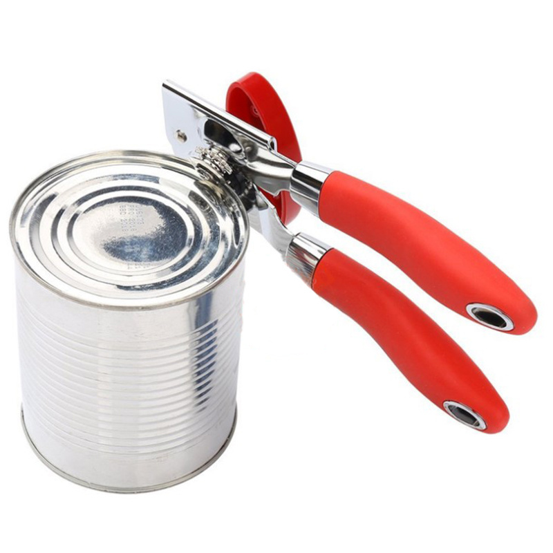 High quality Manual Can Opener Professional Heavy Duty Stainless Steel Good Soft Grips Handle Safety Smooth Edge