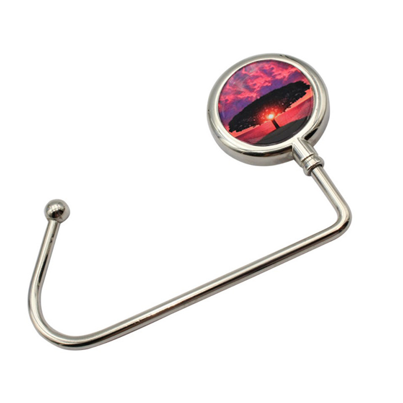 Hot selling Custom Portable Purse Hook Hanger for Table Handbag Hanger Holder Womens Bag holders