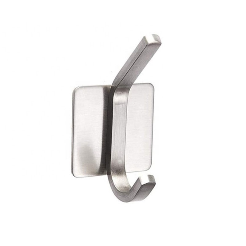 Hot selling Towel Hook/Adhesive Hooks 304 Stainless Steel Heavy Duty Wall Hooks for Coat/Robe/Towels Stick on Bathroom/Kitchen