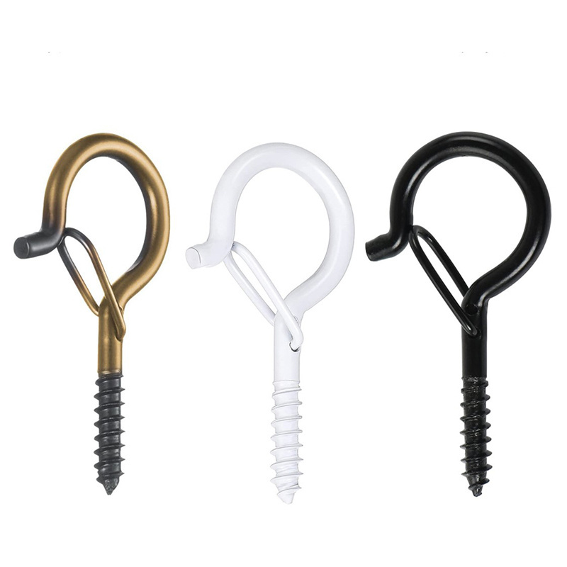 Hot selling Q-Hanger Hooks Christmas Lights Outdoor Screw Hooks Hanging Wall Cabinet Ceiling Cup Hooks with Safety