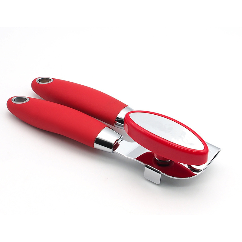 High quality Manual Can Opener Professional Heavy Duty Stainless Steel Good Soft Grips Handle Safety Smooth Edge