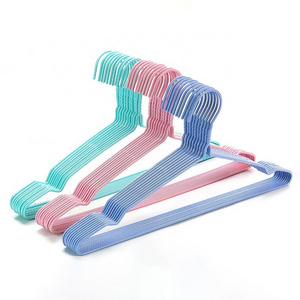 Thick Steel Core Immersed Clothes Hanger In Dormitory Household Clothes Hanger For Both Dry And Wet Use For Children And Adults