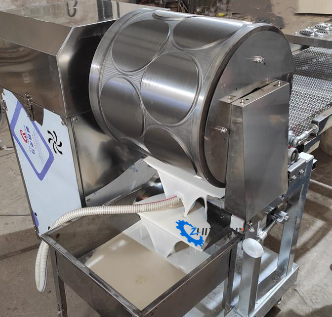 Automatic Roasted duck skin Crepe egg roll Wrapper Maker Machine