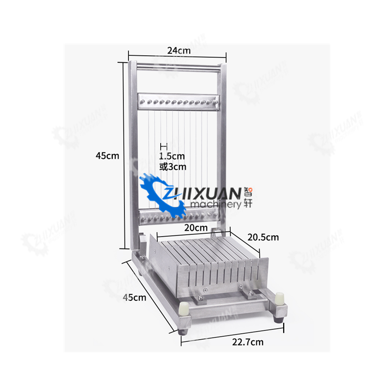 Standard Commercial use small ganache chocolate guitar cutter Fudge butter Cutting Machine