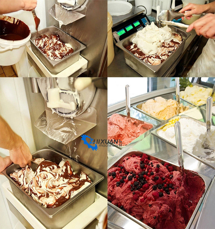 gelato batch freezer machine ice cream machine