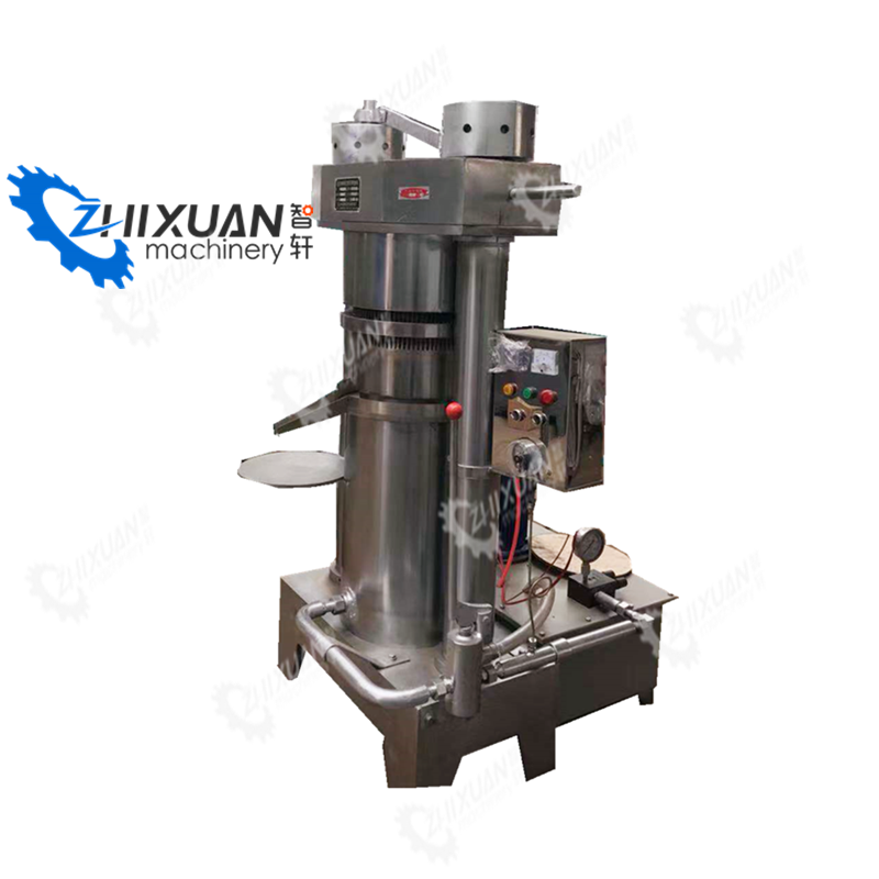 Hydraulic Cold pressing Sesame Sunflower Seed Cocoa Liquor Butter Oil Press Machine