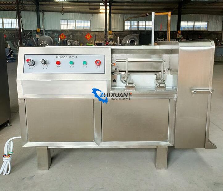 whole sale fresh meat dicer cube cutting machine automatic Stainless Steel chicken pork meat cuber dicing cut machine