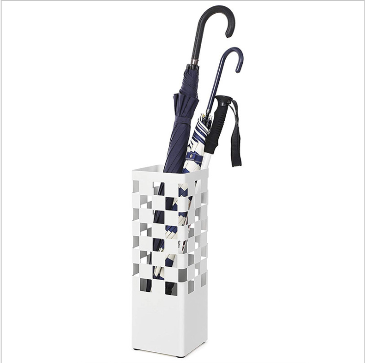 New Household Umbrella Holder Laser Cutting Technical Floor Model Square Umbrella Stand