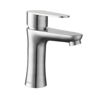 304 stainless steel cold and hot water bathroom hotel bathroom basin faucet mixer tap wash basin faucet