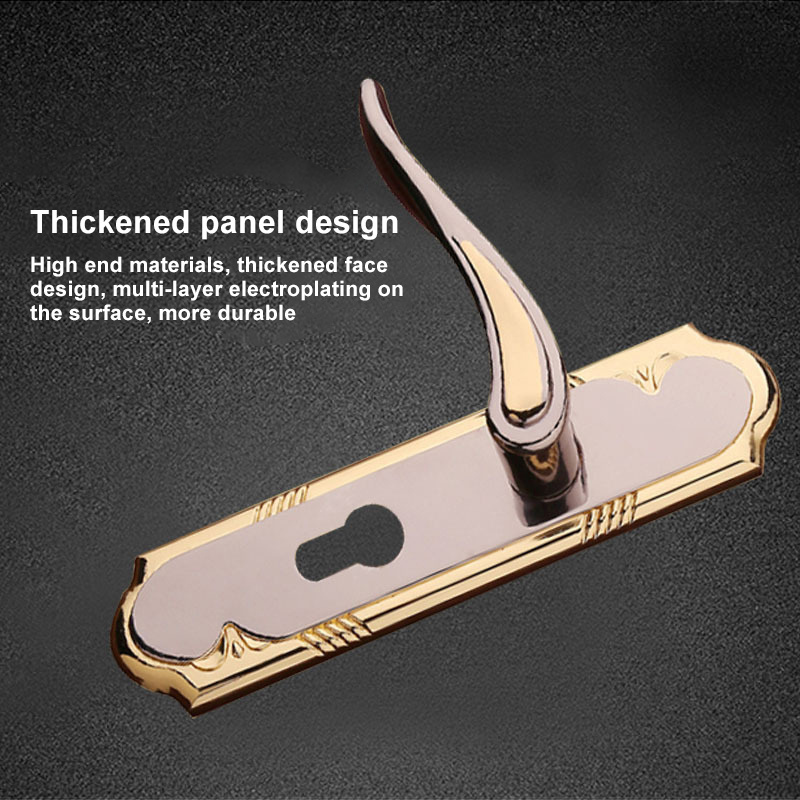 Aluminum Alloy lock Cylinders Security Key keyed Entry Door Lock and Lever Door Handle for Interior Door