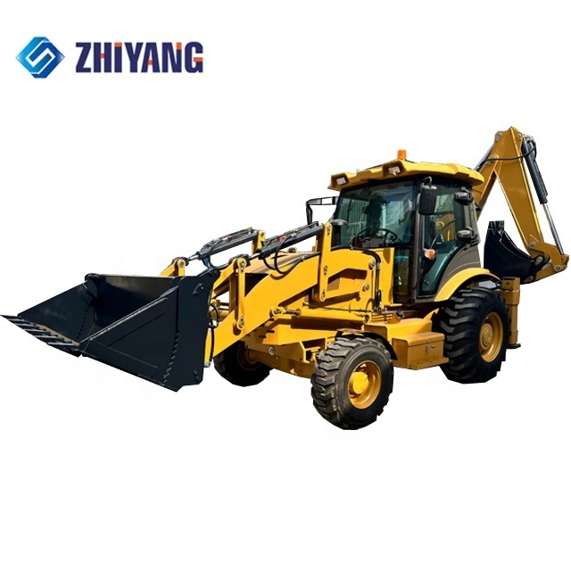 new type construction machine front backhoe loader with different type tires