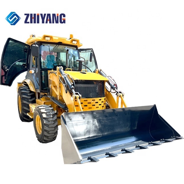 new type construction machine front backhoe loader with different type tires