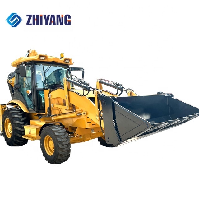 new type construction machine front backhoe loader with different type tires