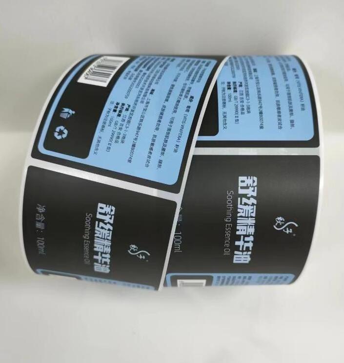 Bottle stickers with matt lamination roll labels with strong adhesive glue packing labels for bottle printed labels