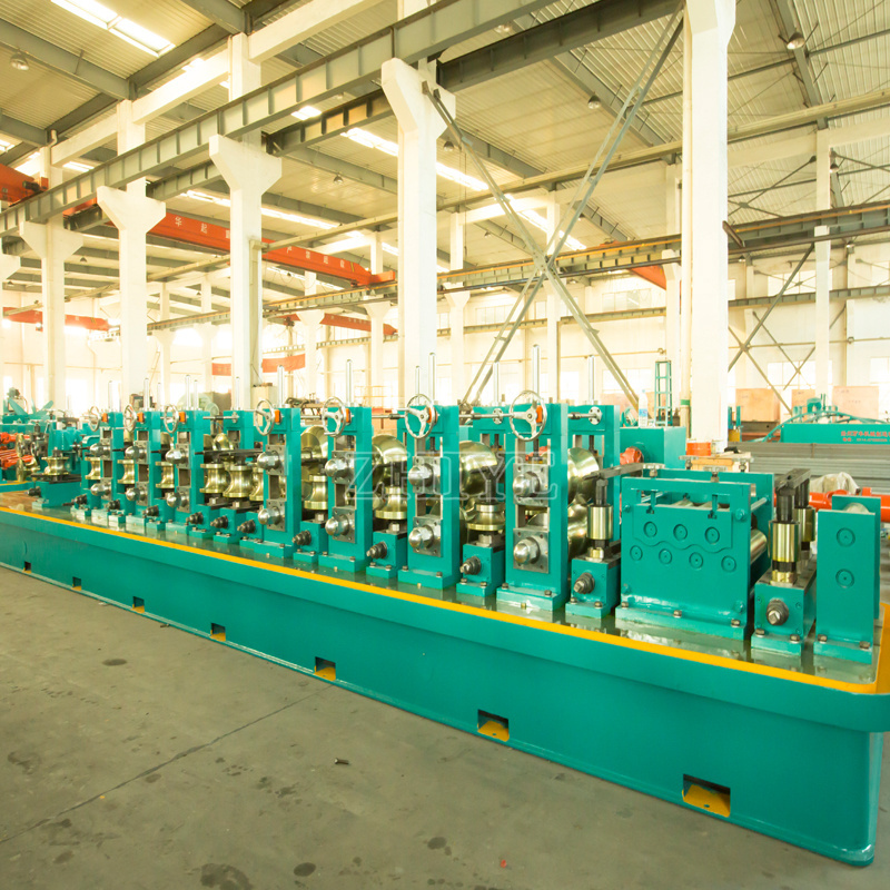 making square steel profiles weld pipe roll forming machine