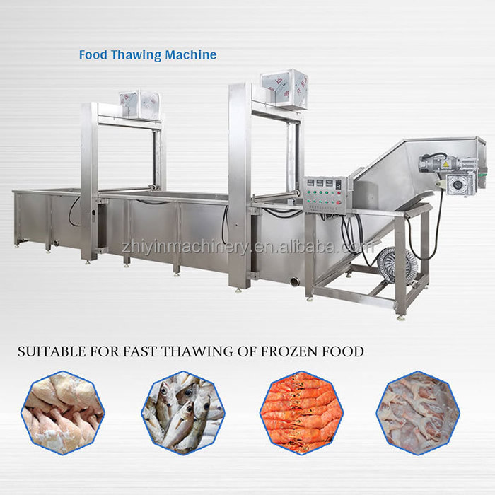 Quick-frozen Seafood Base Shrimp Thawing Machine Quick-frozen Sea Shrimp Vannamei Shrimp Thawing Cooking Processing Machinery