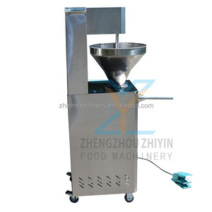 Electric High Capacity Meat Sausage Filler Stuffer Linker Sausage Electric Tying Machine Meat Quantitative Filling Machine