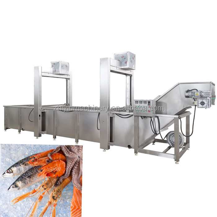 Quick-frozen Seafood Base Shrimp Thawing Machine Quick-frozen Sea Shrimp Vannamei Shrimp Thawing Cooking Processing Machinery