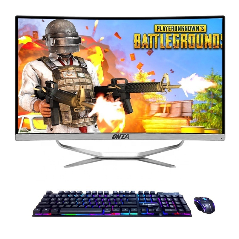 Factory curved all in one gaming pc gamer i9 9900k 16gb desktop pc computer all in one 27 inch