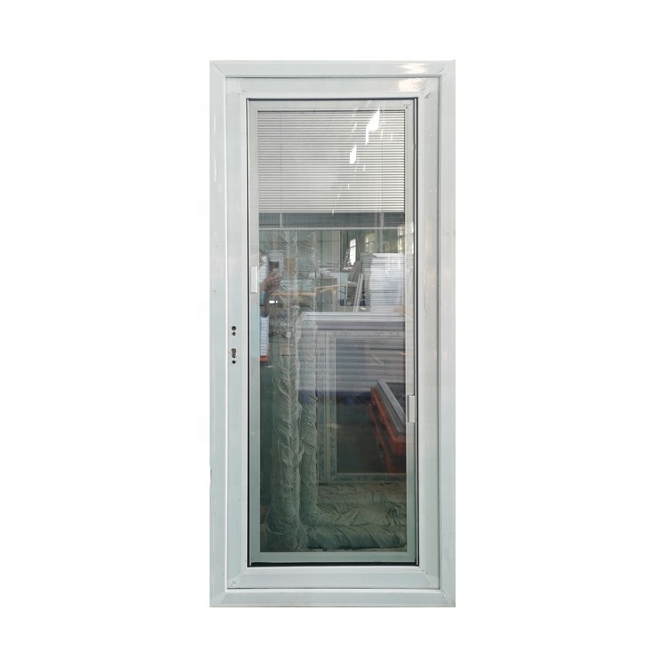 2024 House door french design pvc upvc double glazing soundproof casement door