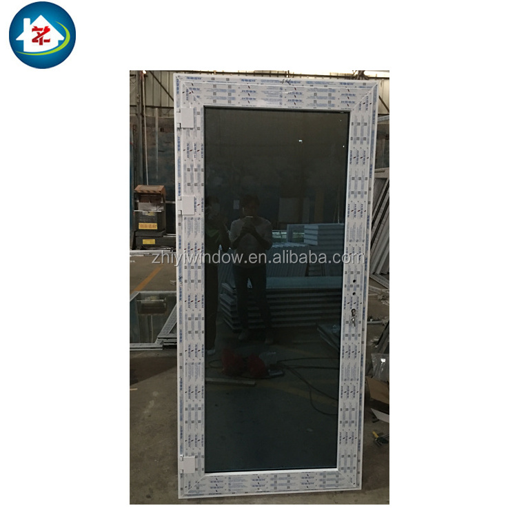 New Design Glass White Interior Pvc Door Casement Interior Door With Frame