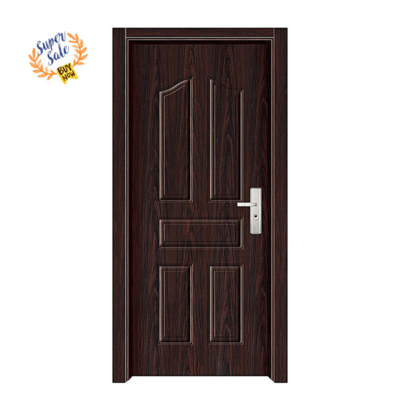 Modern Design Wpc Interior Door Panel Easy Install Soundproof Solid Wood Interior Doors