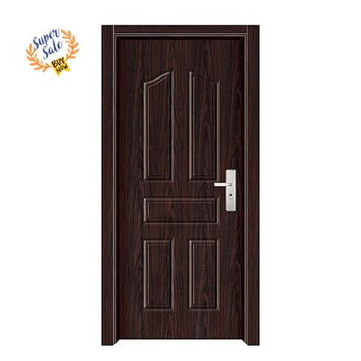 Modern Design Wpc Interior Door Panel Easy Install Soundproof Solid Wood Interior Doors