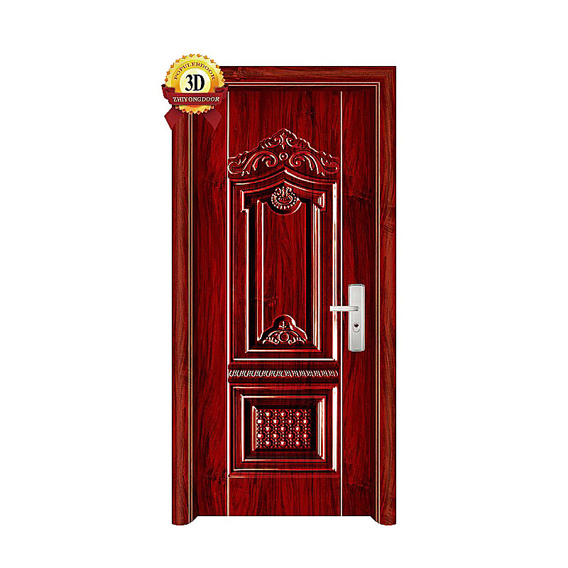 Hot Sales Cheap Prehung Interior Steel Doors Custom Bedroom Security Panel Door