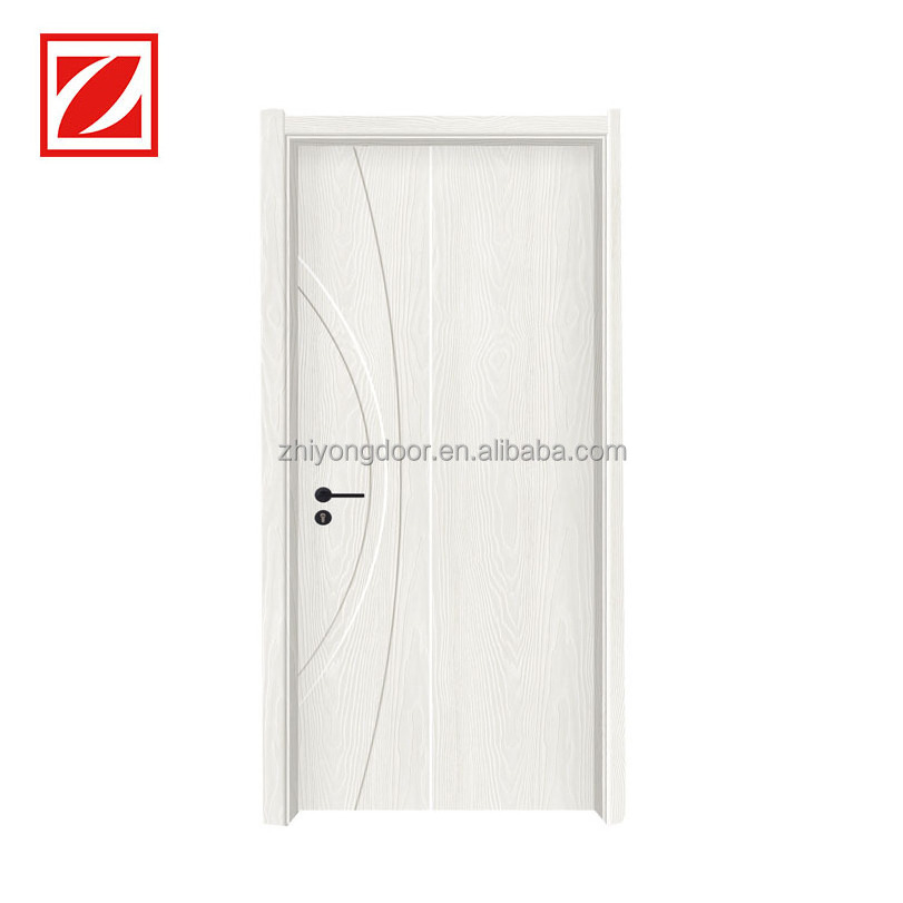 Modern Design Wpc Interior Door Panel Easy Install Soundproof Solid Wood Interior Doors