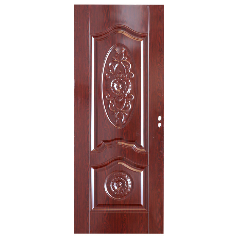 Latest Design Luxurious Interior Wood Doors Cheap Steel Wooden Panel Door With Lock