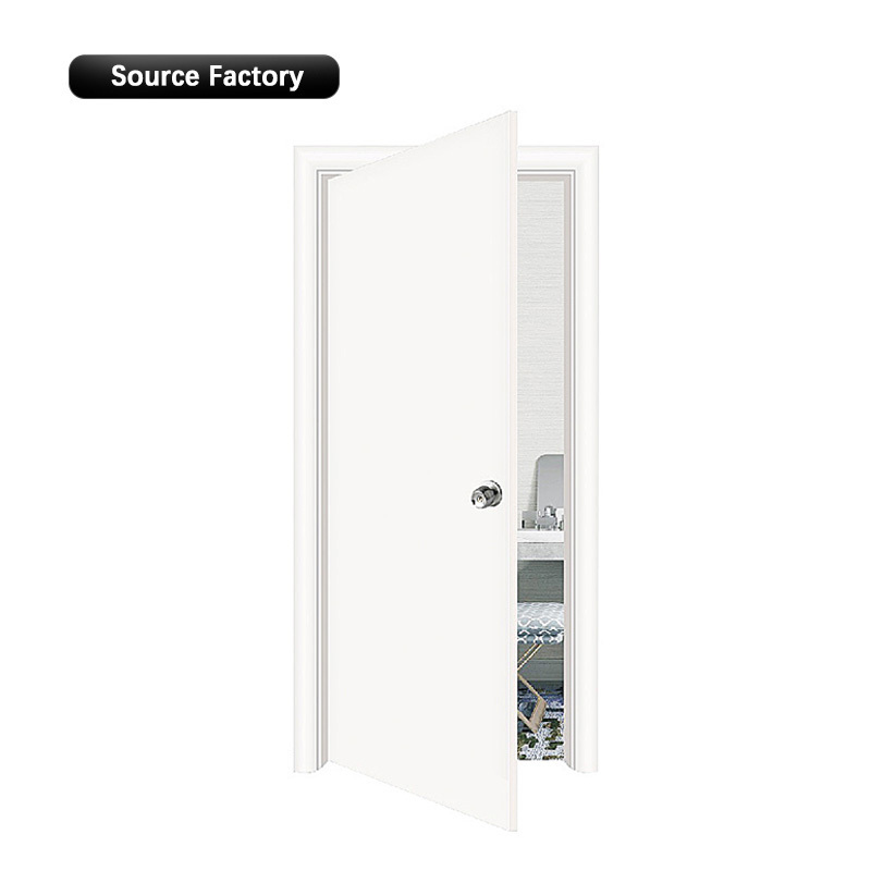 One-stop Service Cheap Steel Home Security Door Indoor Exterior Steel Door with half moon glass insert