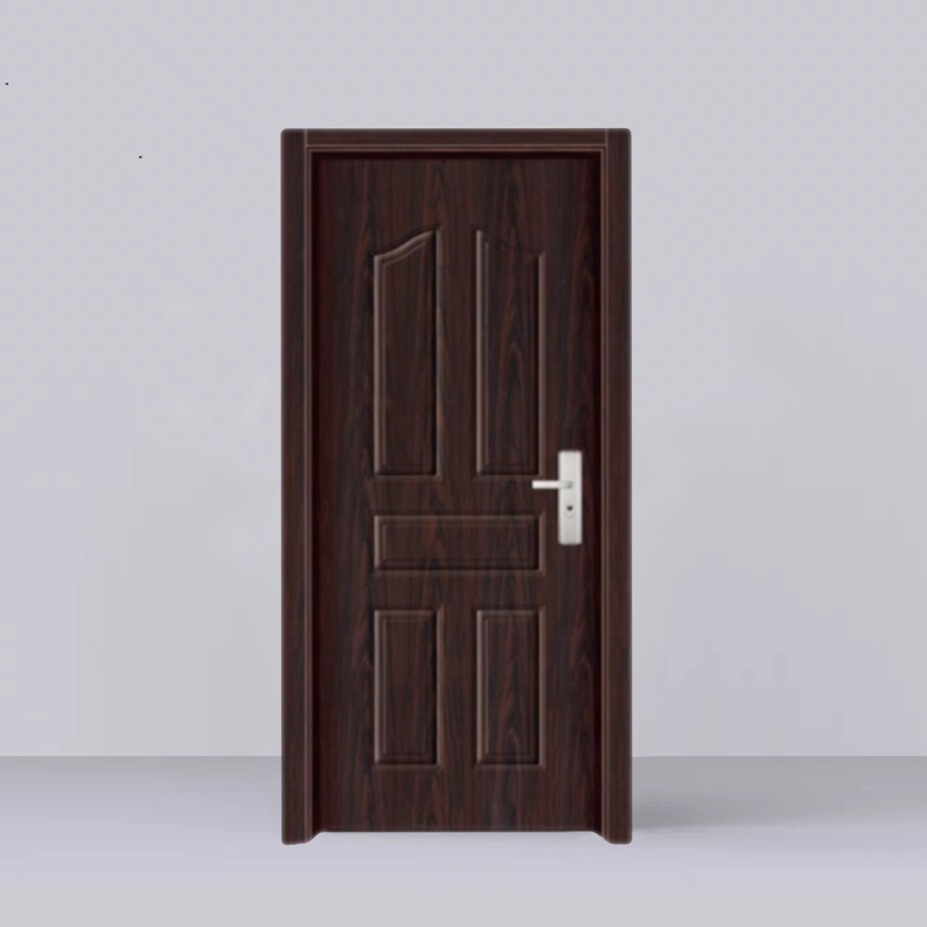 Modern Design Wpc Interior Door Panel Easy Install Soundproof Solid Wood Interior Doors