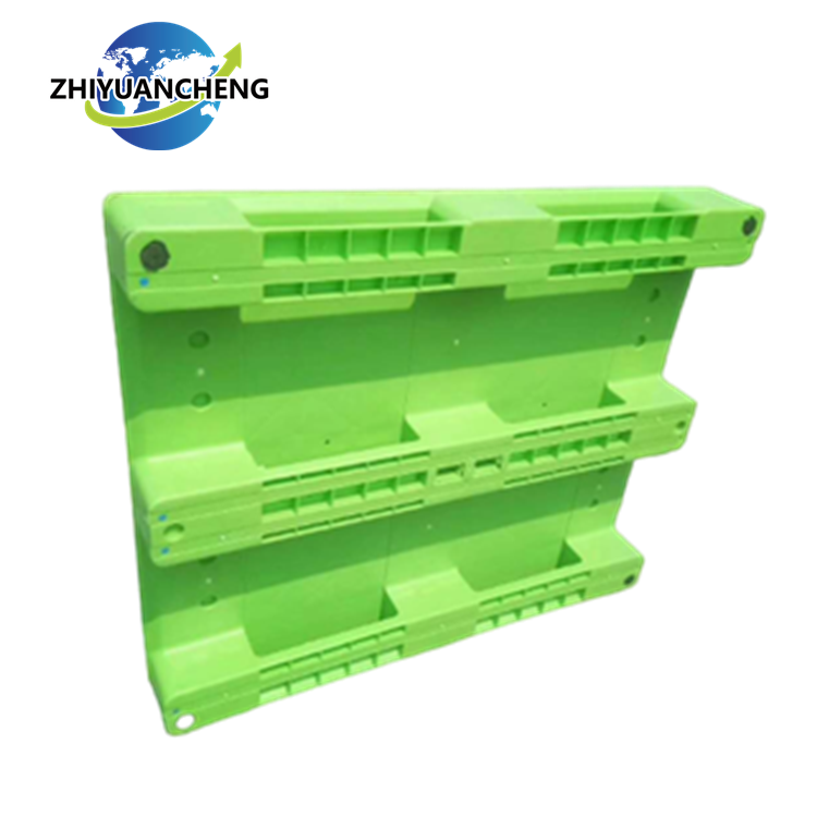 Heavy duty reusable virgin HDPE hard solid flat top closed deck plastic pallet food grade hygenic plastic pallet