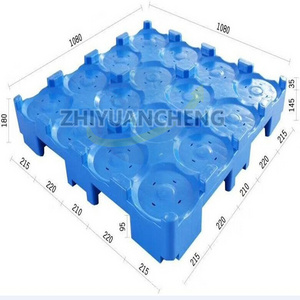 Heavy Duty Stacking Storage Plastic Bottled Water Pallet for 5 gallon bottle