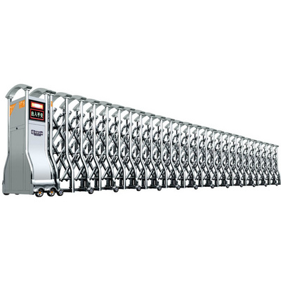 Factory Retractable Gate Industrial Main Security Gate Automatic Electric Retractable Door Gate