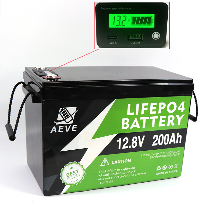 Rechargeable 12V 24V 36V 48V 72V 96V 256V lithium Ion Battery 100ah 200ah Lifepo4 for Yacht Ebike EV Boat Energy Storage Battery