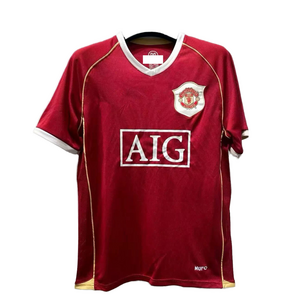 Manchester soccer wear 2006 07 football jersey t-shirt short sleeves City Fan version football tshirt