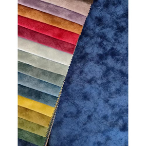 Factory Supply Best Quality Polyester Holland glue emboss  Upholstery Fabrics For Sofas And Furniture