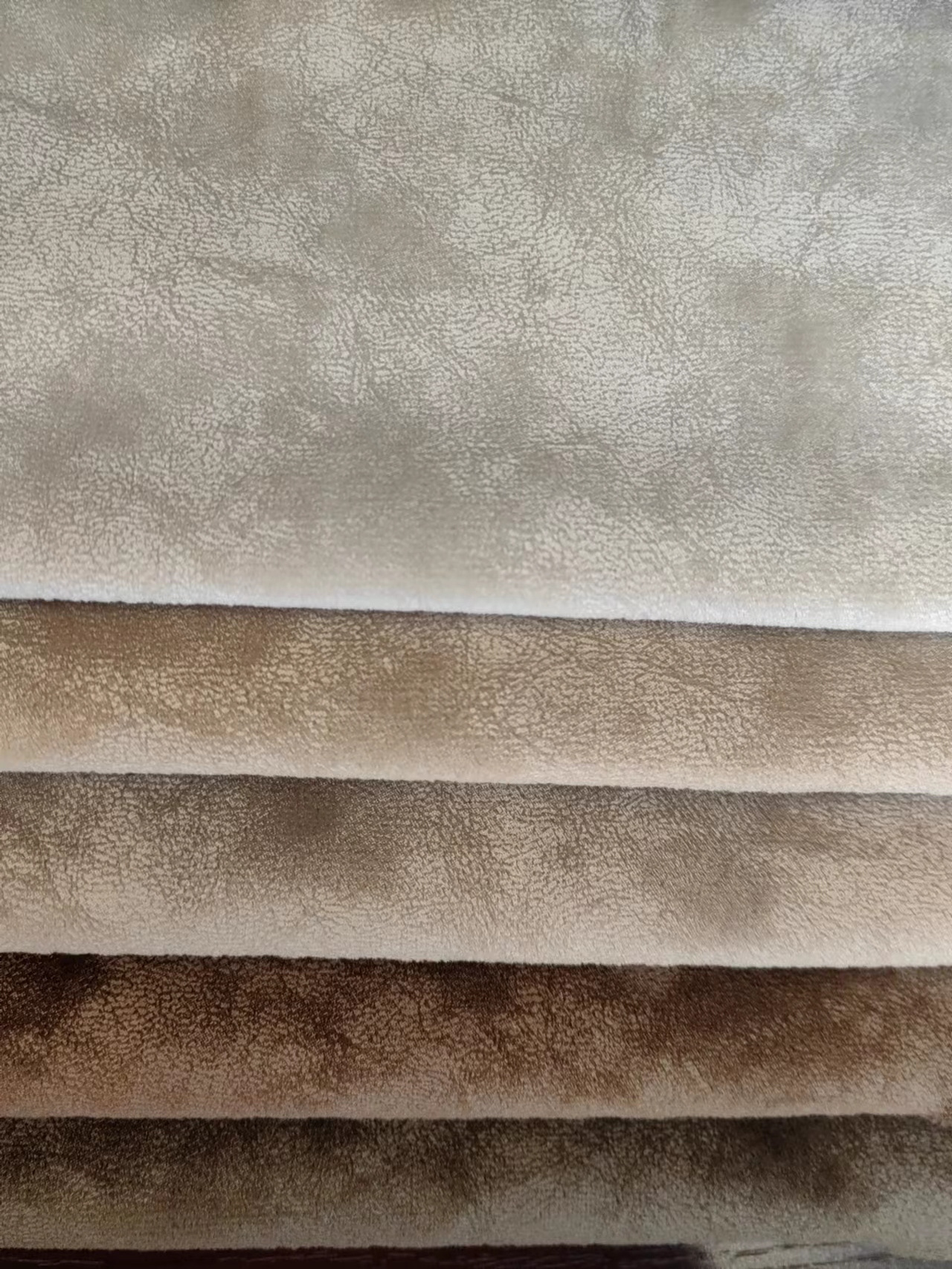 Factory Supply Best Quality Polyester Holland glue emboss  Upholstery Fabrics For Sofas And Furniture