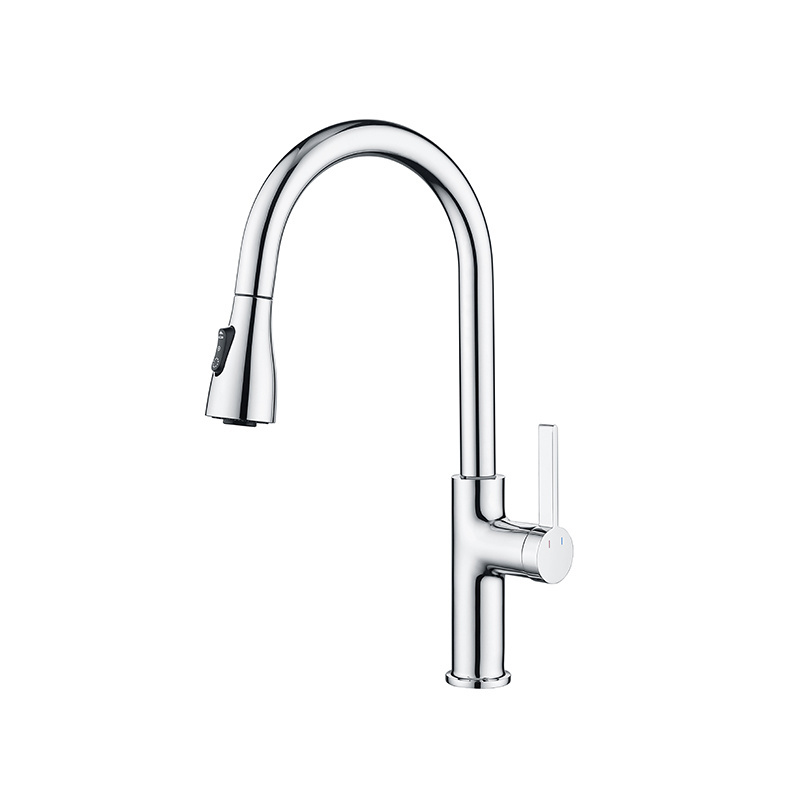 Single Lever Handle Pull Down Kitchen Sink Tap Faucet with  Brass Body for Kitchen Faucet Mixer Tap