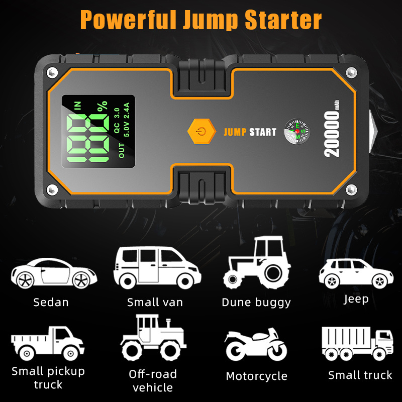 Hot selling Emergency Power Bank Station Newest 12V Emergency Rescue Tool Quick Charge Car Jump Starter for car quick charge