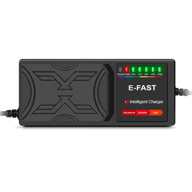 E-FAST new design 60V 20AH lead acid battery charger 36V 48V 60V 72V scooters battery charger for electric bikes  motorcycles