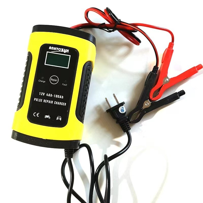 E-FAST 12V Intelligent Pulse Repair Battery Charger 12v 6A lead acid car battery charger for 4-100ah Battery Pack