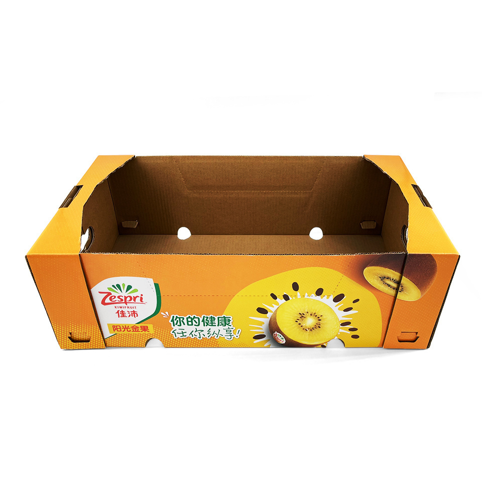 China Factory Cheap Price Corrugated Paper Fruit Vegetable Carton Packing Banana Gift Box