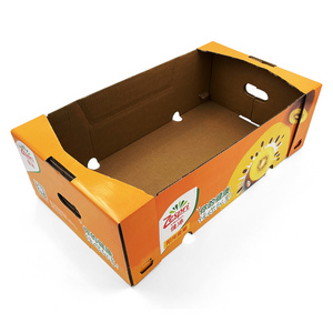 China Factory Cheap Price Corrugated Paper Fruit Vegetable Carton Packing Banana Gift Box