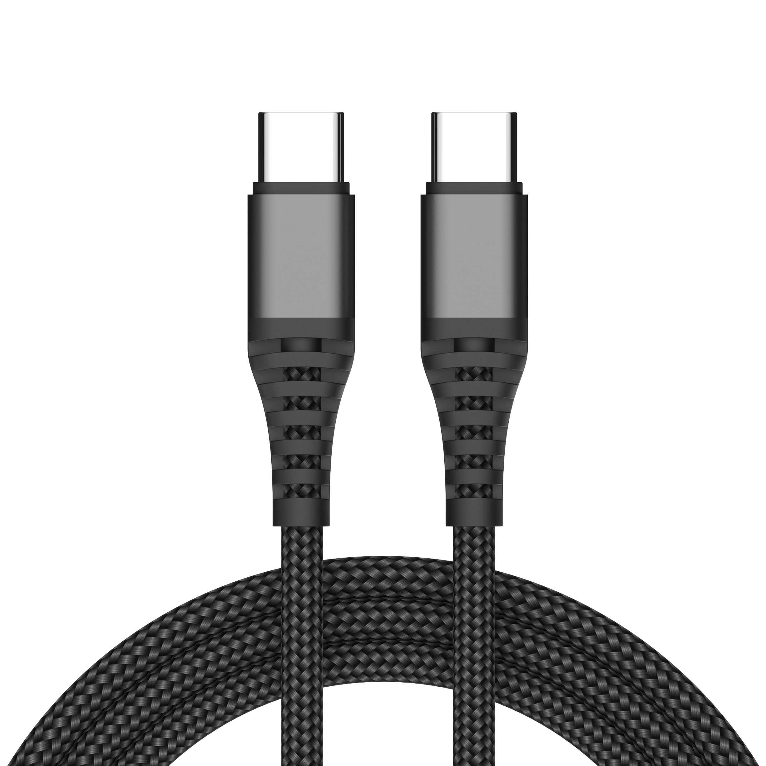 ZEZK OEM ODM USB cable 3.28ft 6.56ft 9.84ft strong nylon braided type C cable 3.0 fast charging sync data cable for phone