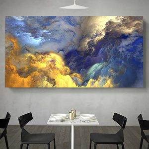 Modern Landscape Color Starry Sky Print Wall Painting Canvas Oil Painting Family Wall Decoration Room Decor Aesthetic Wall Art